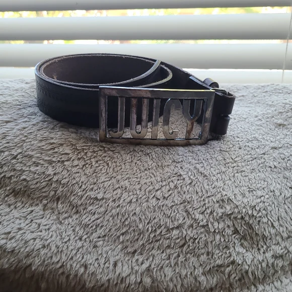Vintage Juicy Couture brown belt Juicy Couture, Brown Leather Belt, Brown, Fits 29 main image 3